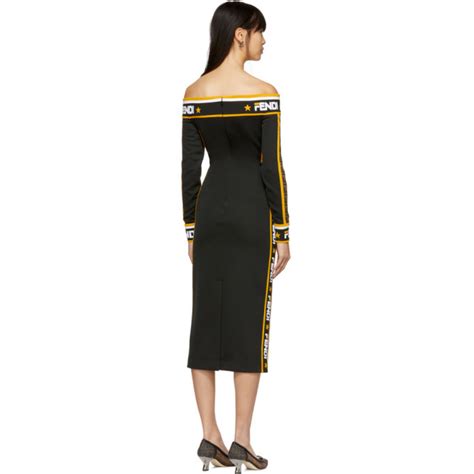 fendi off shoulder dress|Fendi clothing australia.